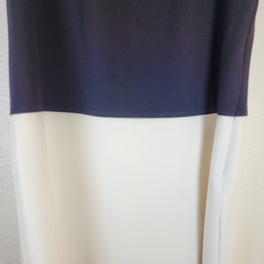 Worthington Black white above knee sleeveless Mini women dress  Size12 - Picture 12 of 15